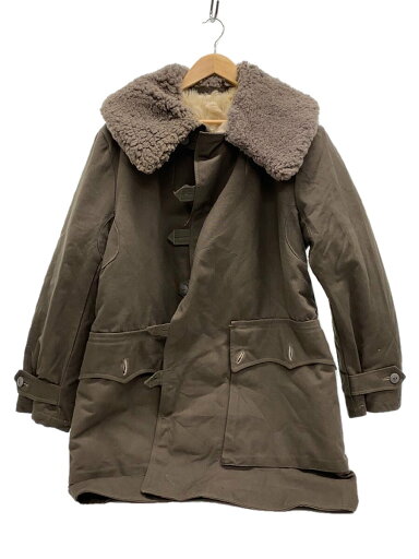 【中古】MILITARY◆コート/2/コットン/KHK/無地【メンズウェア】 【中古】MILITARY◆コート/2/コットン/KHK/無地【メンズウェア】