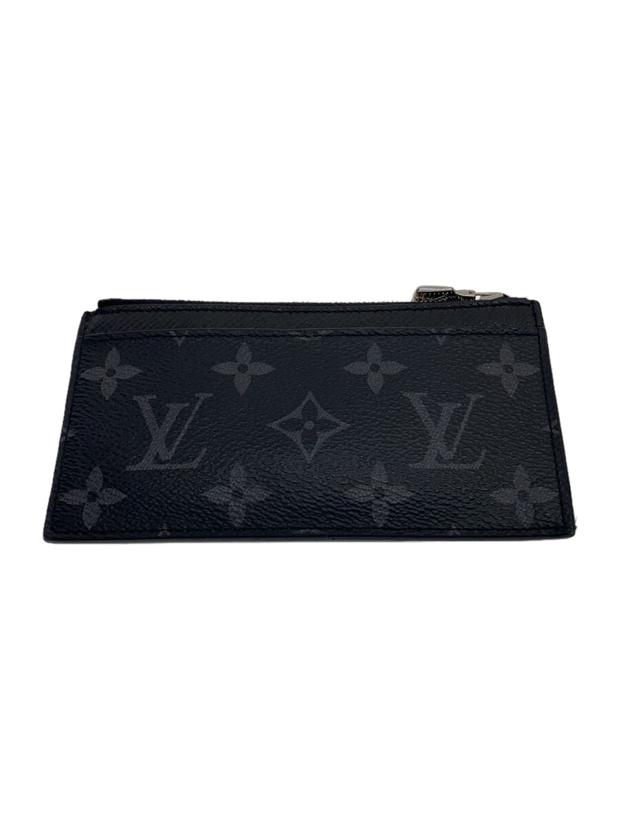 【中古】LOUIS VUITTON◆コインカード・ホルダー_タイガラマ_BLK/PVC/BLK/メンズ【服飾雑貨他】