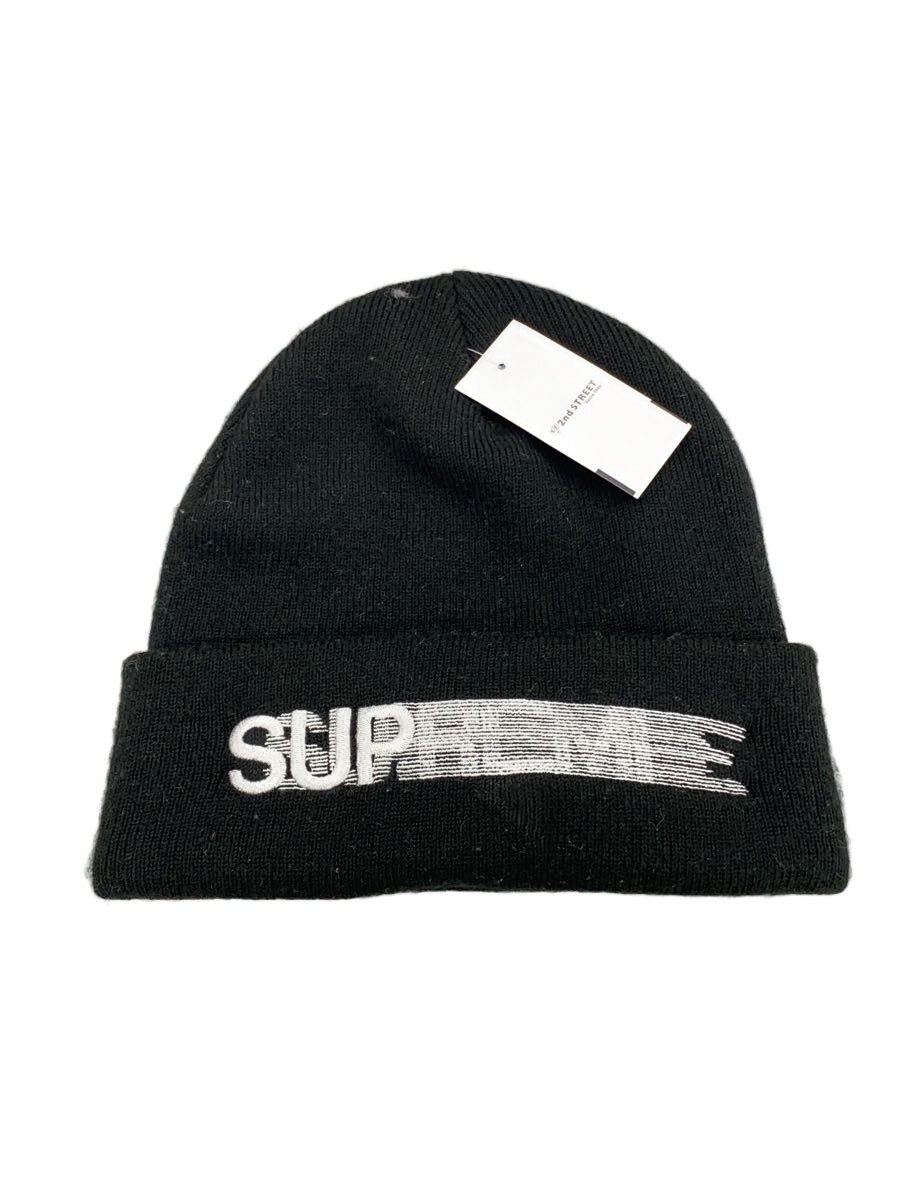 【中古】Supreme◆ニットキャップ/--/ウール/BLK/メンズ//【服飾雑貨他】