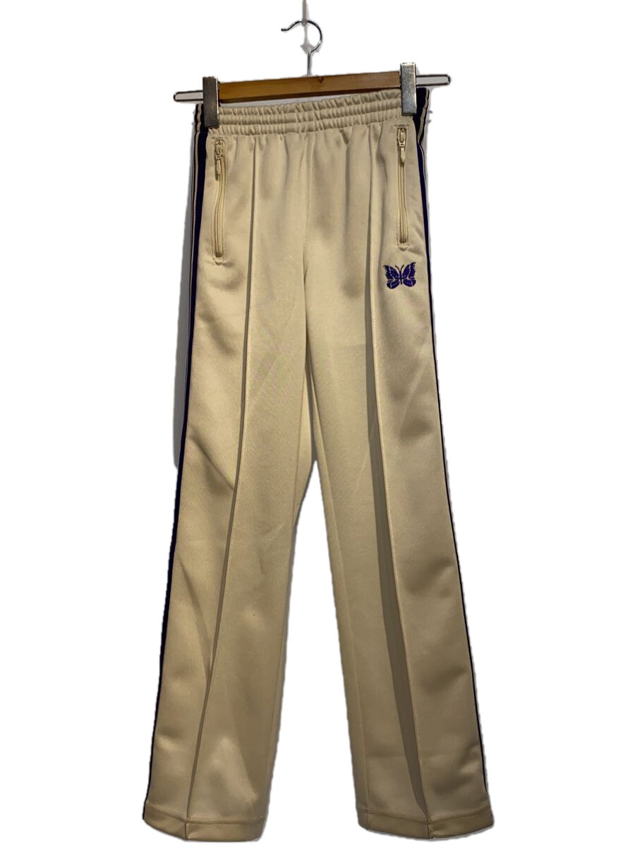 【中古】Needles◆23SS/Track Pant Poly Smooth/1/ポリエステル/WHT/MR286【メンズウェア】