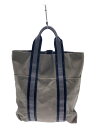 【中古】HERMES◆フールトゥ/カバス/トートバッグ/--/GRY/無地【バッグ】(4)