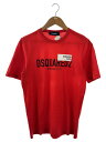 【中古】DSQUARED2◆Tシャツ/S/コットン/RED/s72gd0300【レディースウェア】