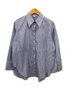 【中古】CLANE◆長袖シャツ/1/コットン/BLU/ストライプ/13122-4292//【レディースウェア】(4)