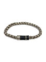【中古】LOUIS VUITTON◆ブレスレット・チェーンモノグラム・エクリプス_SLV/メッキ/SLV/メンズ【服飾雑貨他】