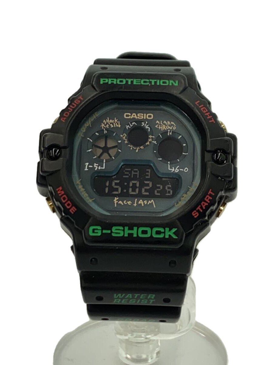 【中古】CASIO◆クォーツ腕時計_G-SHOCK/デジタル/ラバー/BLK/BLK//【服飾雑貨他】