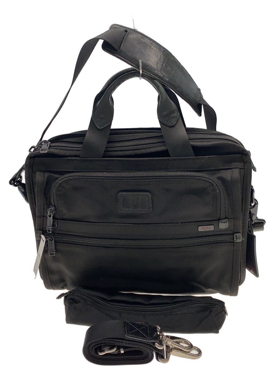 TUMI - 【中古】TUMI◆ブリーフケース/使用感有/--/BLK//【バッグ】