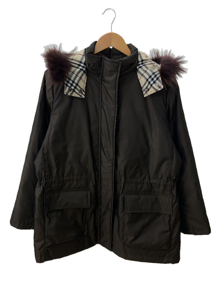 【中古】BURBERRY LONDON◆ダウンジャケット/--/ポリエステル/BRW/FD251-204-55//【レディースウェア】