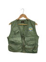 【中古】U.S.AIR FORCE◆80s/TALONジップ/ナイロンベスト/M/ナイロン/KHK/E-1【メンズウェア】