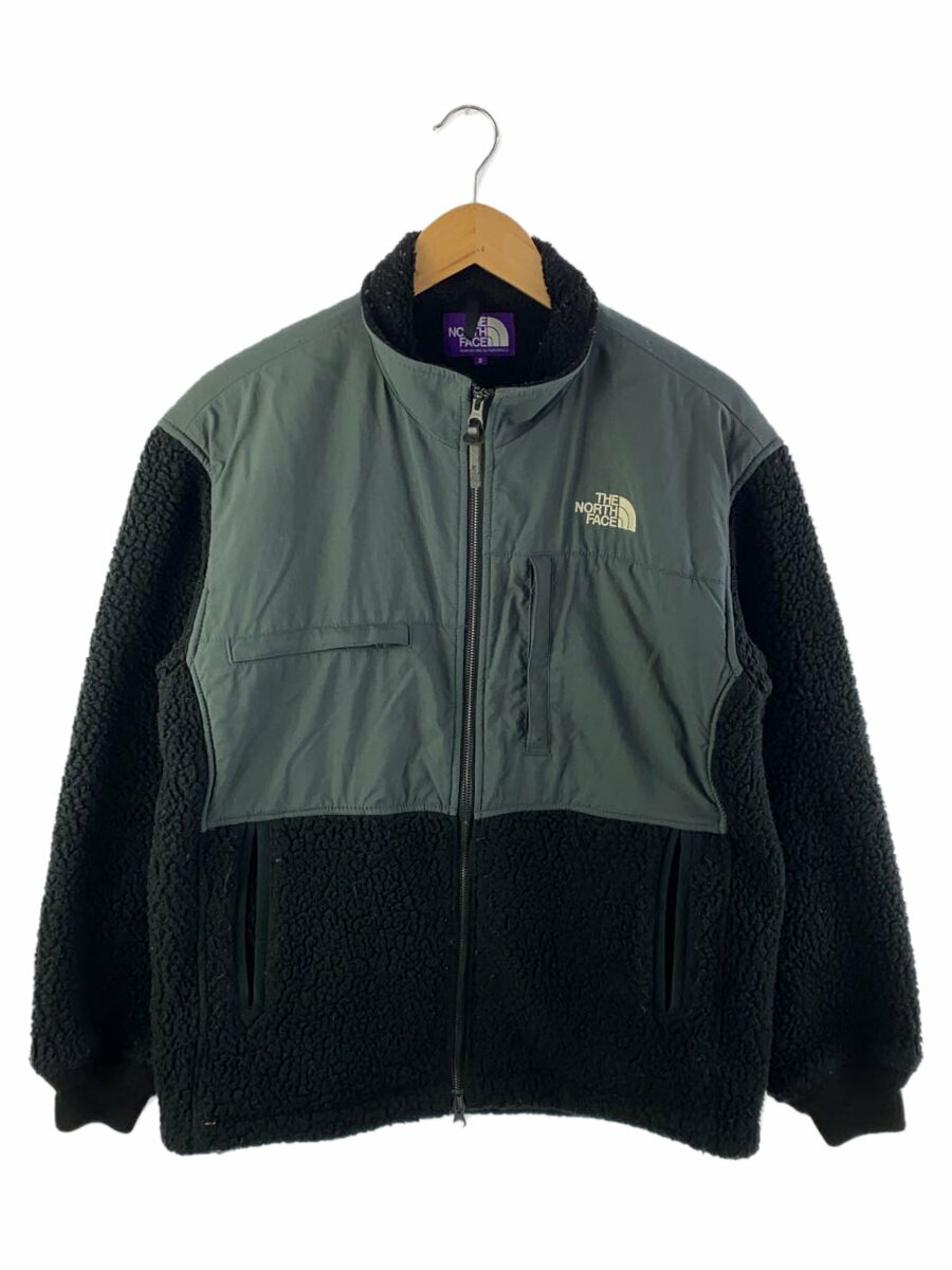 【中古】THE NORTH FACE PURPLE LABEL◆FIELD DENALI JACKET_フィールドデナリジャケット/S/ポリエステル/BLK/無地【メンズウェア】