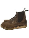 【中古】RED WING◆サイドゴアブーツ/27cm/BRW【シューズ】