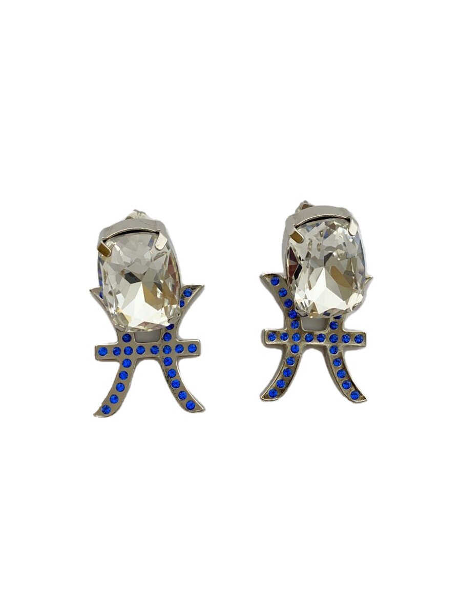 【中古】PAMEO POSE◆PISCES BIJOU pierce/ピアス/カラーストーン/ブルー/トップ有/レディース【服飾雑貨他】