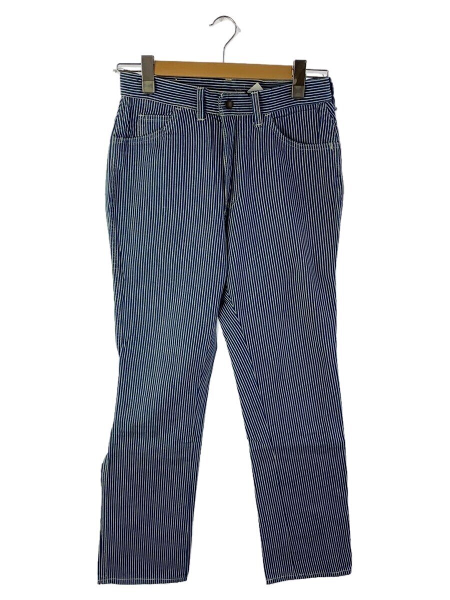 【中古】Levi’s◆ストレートパンツ/--/コットン/NVY/ストライプ【レディースウェア】