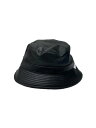 【中古】WTAPS◆バケットハット/--/フェイクレザー/BLK/無地/メンズ/232HCDT-HT17//【服飾雑貨他】