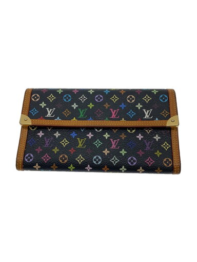 【中古】LOUIS VUITTON◆ポルト・トレゾール・インターナショナル_モノグラム・マルチカラー_マルチカラー/PVC/マルチカラー/レディース【服飾雑貨他】 【中古】LOUIS VUITTON◆ポルト・トレゾール・インターナショナル_モノグラム・マルチカラー_マルチカラー/PVC/マルチカラー/レディース【服飾雑貨他】