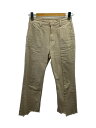 【中古】Spick&Span◆51/2 BOYS-LINE CLOPPED DENIM/28/コットン/BEG/21030200804030【レディースウェア】