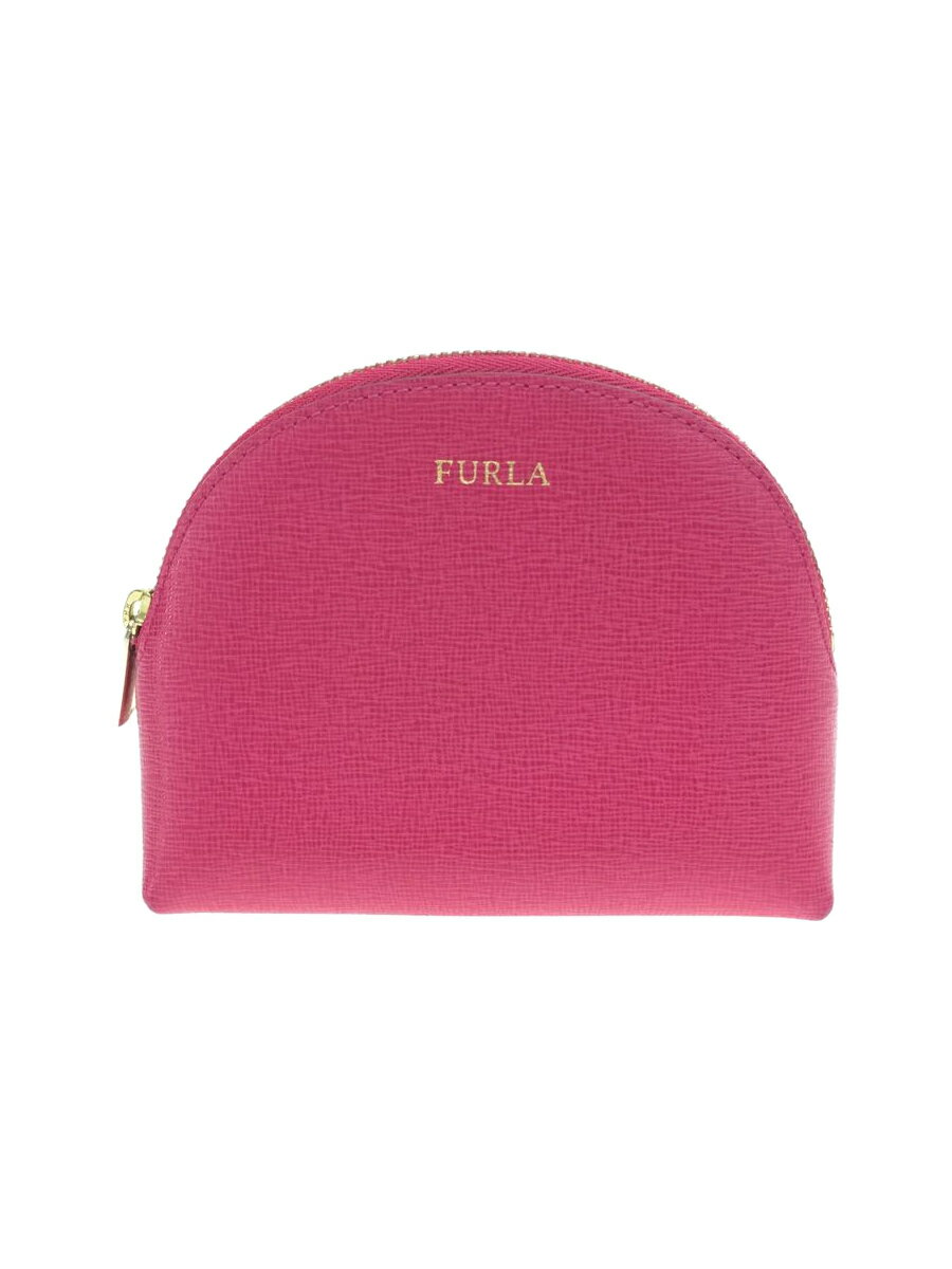 【中古】FURLA◆ポーチ/--/ピンク/無