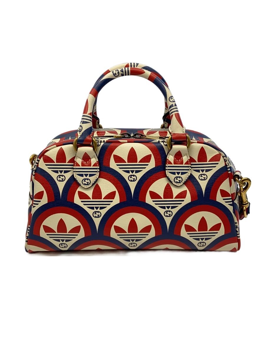 【中古】GUCCI◆ミニ・ダッフルバッグ_インターロッキングG/レザー【バッグ】
