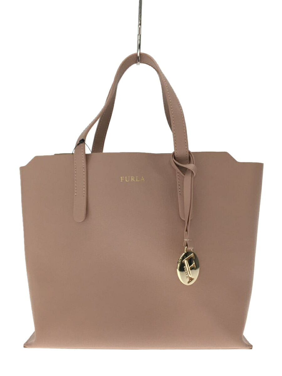 【中古】FURLA◆ハンドバッグ/--/PNK【バッグ】