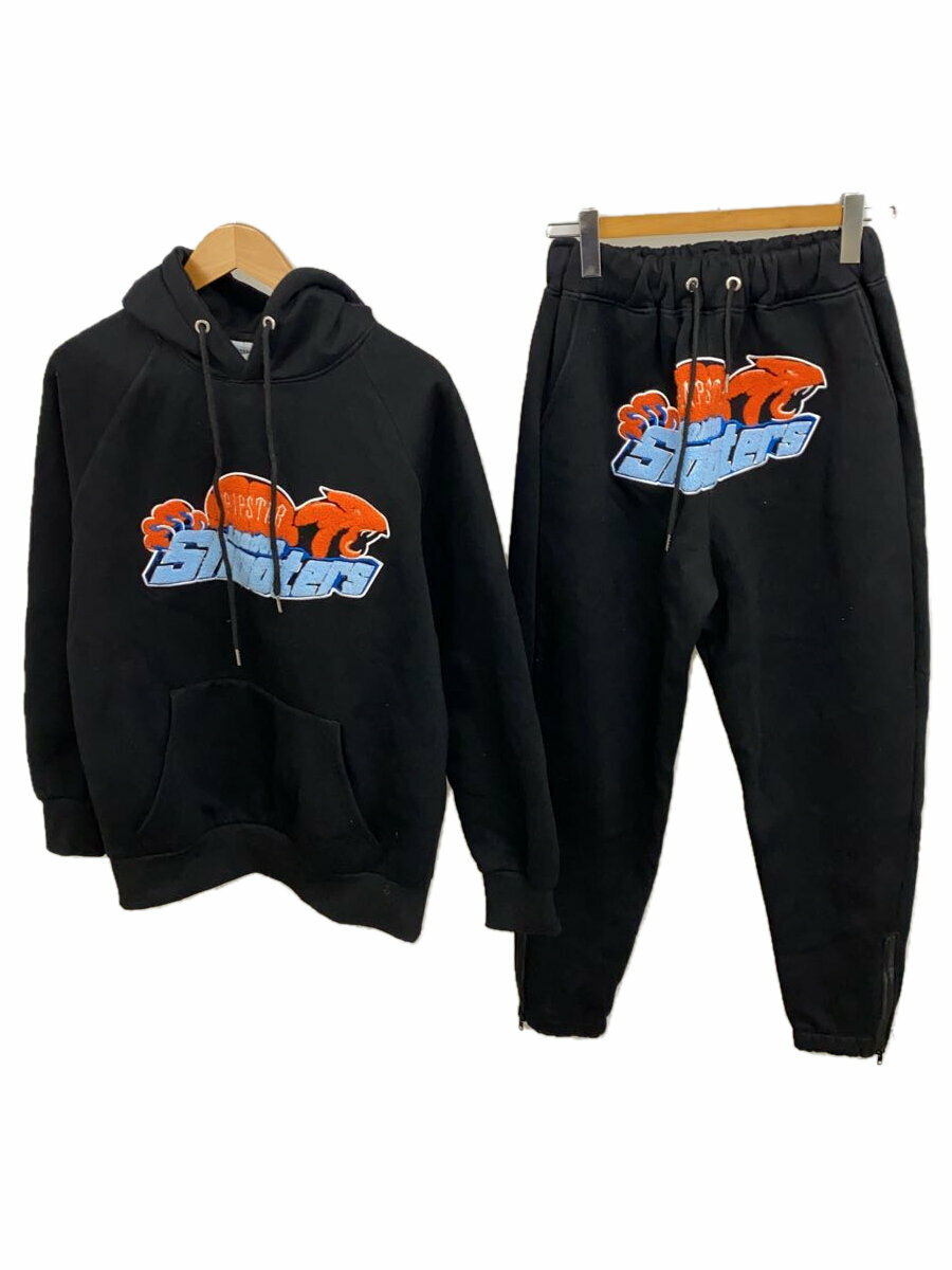 【中古】TRAPSTAR/セットアップ/S/コットン/ブラック【メンズウェア】