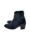 【中古】LUI’S◆ヒールブーツ/40/BLK/レザー/LUZ2032113A0004【シューズ】