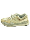 【中古】NEW BALANCE◆ローカットスニーカー/26.5cm/BEG/M5740GRM/全体的に汚れ有/57/40【シューズ】