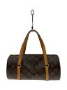 【中古】LOUIS VUITTON◆2)パピヨン30_モノグラム・キャンバス_BRW/PVC/BRW【バッグ】