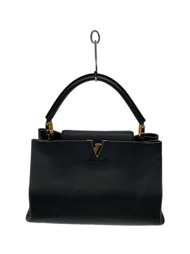 【中古】LOUIS VUITTON◆カプシーヌPM_トリヨン_NVY/レザー/BLK【バッグ】 【中古】LOUIS VUITTON◆カプシーヌPM_トリヨン_NVY/レザー/BLK【バッグ】
