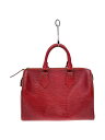 【中古】LOUIS VUITTON◆スピーディ25_エピ_RED/レザー/RED/無地【バッグ】