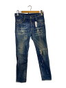【中古】DSQUARED2◆ボトム/42/コットン/BLU/s74lb0593 s30342【メンズウェア】(4)