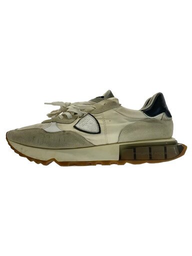 【中古】PHILIPPE MODEL◆ローカットスニーカー/44/CRM【シューズ】 【中古】PHILIPPE MODEL◆ローカットスニーカー/44/CRM【シューズ】