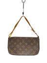 LOUIS VUITTON◆1)ポシェット・アクセソワール_モノグラム・キャンバス_BRW/PVC/BRW