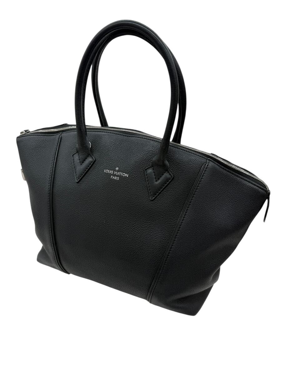 LOUIS VUITTON - 【中古】LOUIS VUITTON◆ロックイットMM_パルナセア/トートバッグ/ショルダーバッグ/2WAY/BLK/レザー/BLK【バッグ】