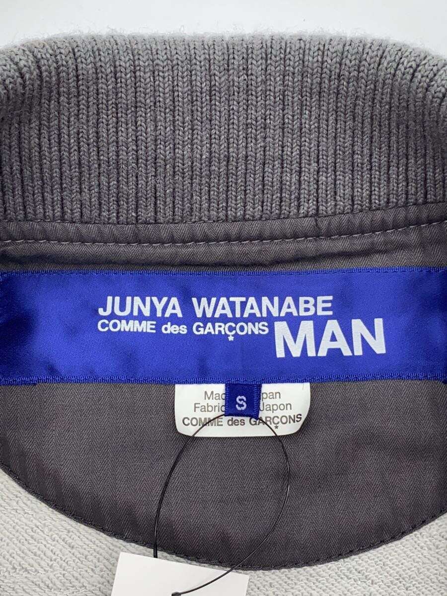 【中古】JUNYA WATANABE COMME des GARCONS◆スタジャン/S/コットン/無地/WR-T01//【メンズウェア】