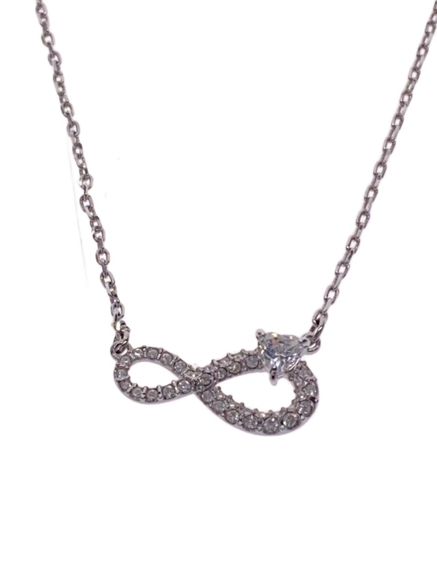 【中古】Swarovski◆ネックレス/--/SLV/トップ有/レディース【服飾雑貨他】