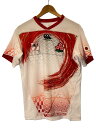 【中古】canterbury◆Tシャツ/セブンスレプリカジャージ/L/RED/RG30194/タグ付き【スポーツ】(4)