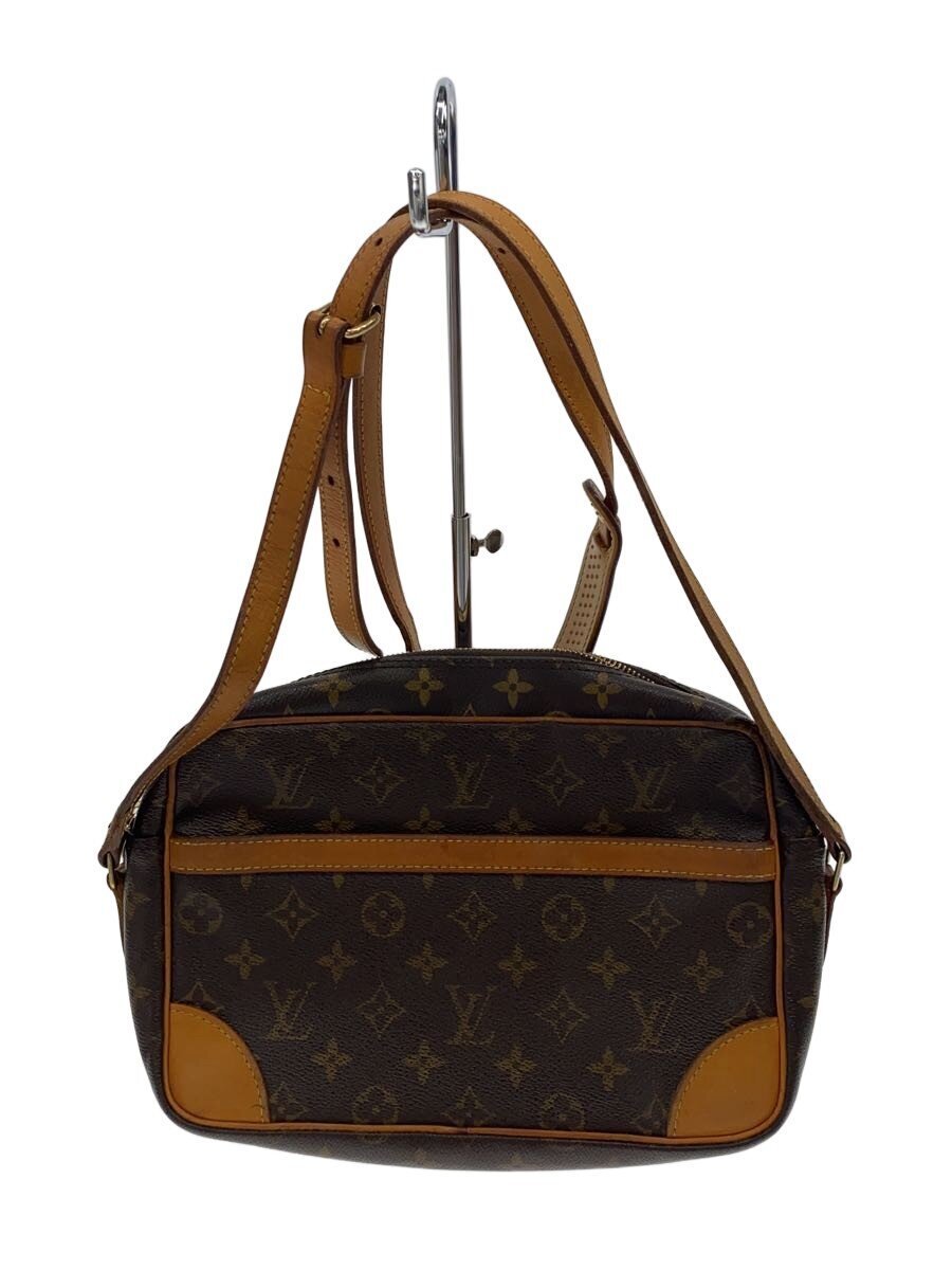 【中古】LOUIS VUITTON◆トロカデロ27_モノグラム・キャンバス/PVC/BRW【バッグ】
