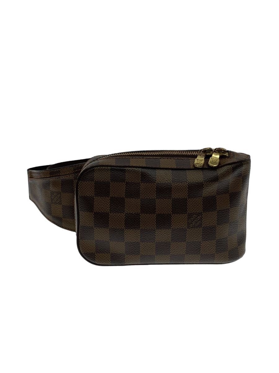 【中古】LOUIS VUITTON◆ジェロニモス・ダミエ/ウエストバッグ/PVC/BRW/N51194【バッグ】
