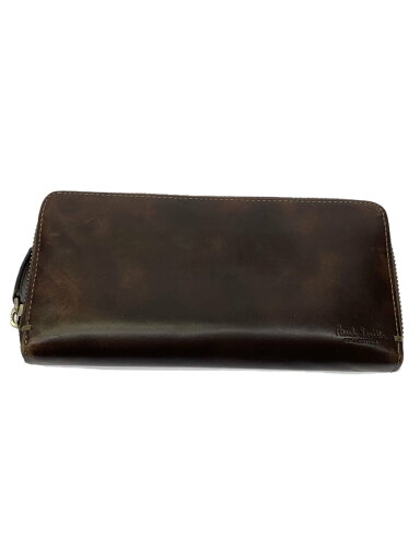 【中古】Paul Smith COLLECTION◆長財布/レザー/ブラウン/メンズ/ラウンドファスナー/傷有【服飾雑貨他】 【中古】Paul Smith COLLECTION◆長財布/レザー/ブラウン/メンズ/ラウンドファスナー/傷有【服飾雑貨他】