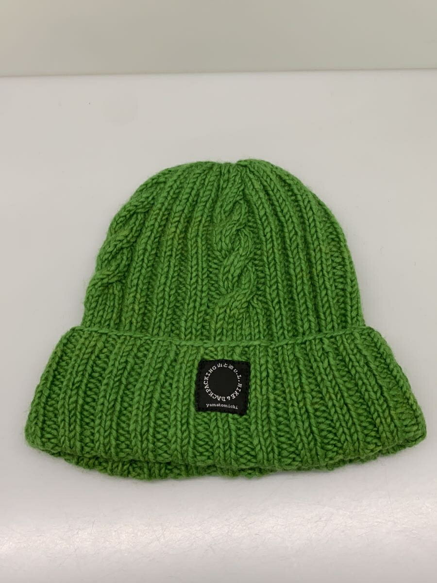 【中古】山と道 U.L. HIKE & BACKPACKING SHOP◆ヤマトミチ/merino knit cap/ニットキャップ/FREE/ウール/グリーン【服飾雑貨他】