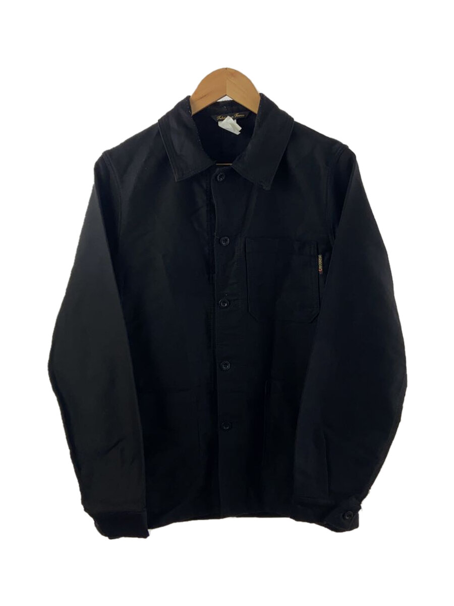 LE LABOUREUR◆モールスキン/カバーオール/40/コットン/BLK//