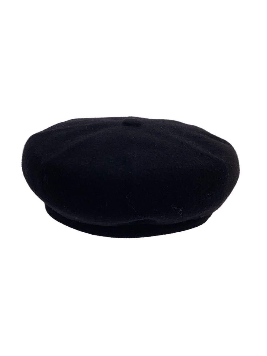 【中古】KANGOL◆ベレー帽/M/ウール/BLK/メンズ/K3107ST【服飾雑貨他】