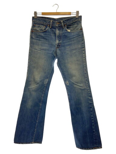 【中古】Levi’s◆70s/66前期/リペア有/ボタン裏2/ブーツカットパンツ/デニム/IDG/無地/517-0217【メンズウェア】 【中古】Levi’s◆70s/66前期/リペア有/ボタン裏2/ブーツカットパンツ/デニム/IDG/無地/517-0217【メンズウェア】