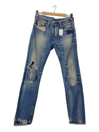 【中古】POLO RALPH LAUREN◆SPENCER JEAN/パッチワーク/ボトム/31/デニム/IDG【メンズウェア】 【中古】POLO RALPH LAUREN◆SPENCER JEAN/パッチワーク/ボトム/31/デニム/IDG【メンズウェア】