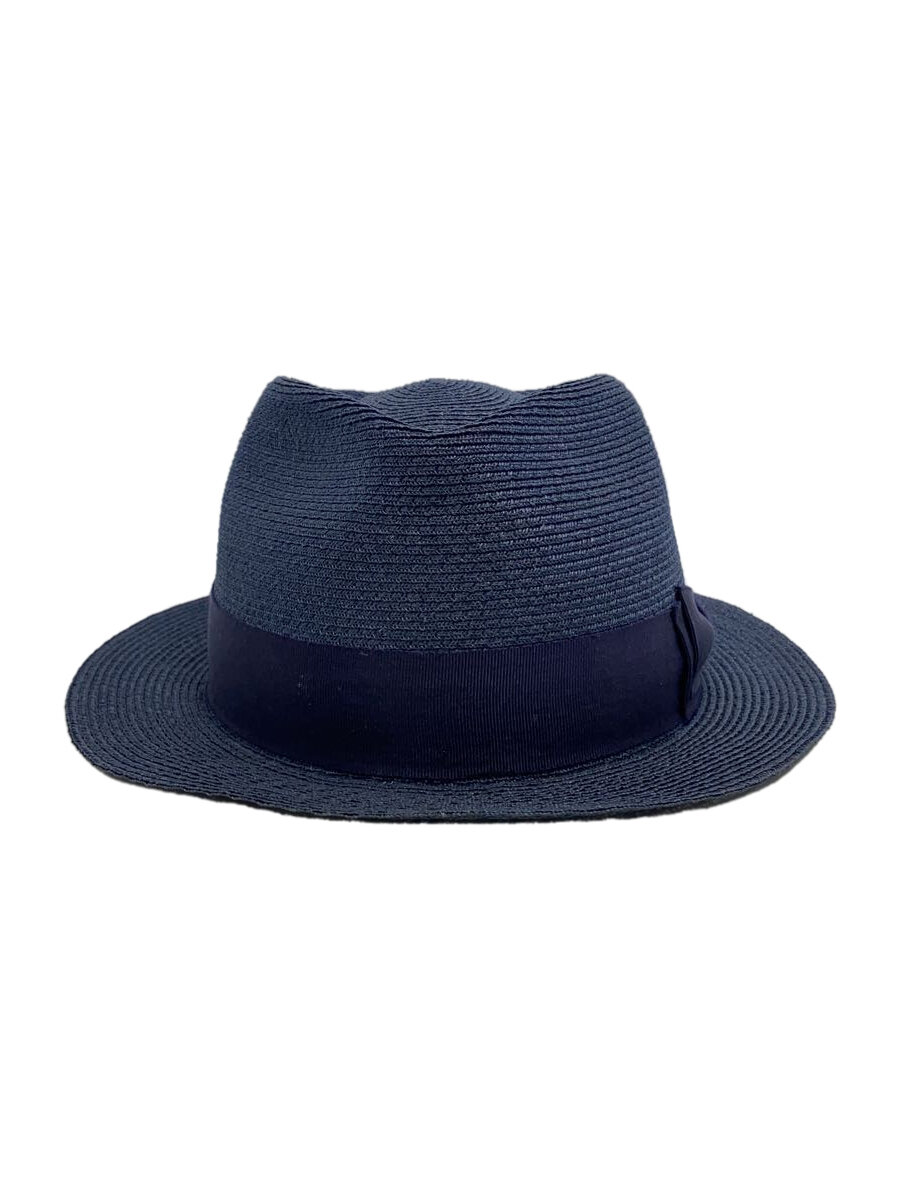 【中古】THE H.W.DOG&CO.◆ストローハット/--/リネン/NVY/無地/メンズ/DOG00078【服飾雑貨他】