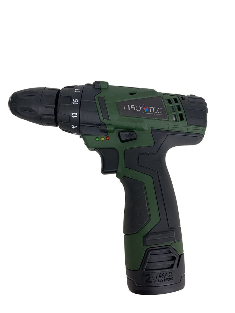 【中古】92P家庭用充電式電動ドリルドライバーセット/HIROREC【DIY用品】