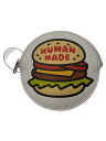 【中古】HUMAN MADE◆コインケース/レザー/WHT/ハンバーガー/ハート柄【服飾雑貨他】(4)