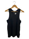 【中古】yohji yamamoto POUR HOMME◆タンクトップ/3/コットン/BLK/無地/HS-T01-070【メンズウェア】