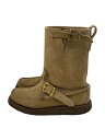 【中古】Russell Moccasin◆キャバリエ/エンジニアブーツ/US6/ベージュ/スウェード【シューズ】