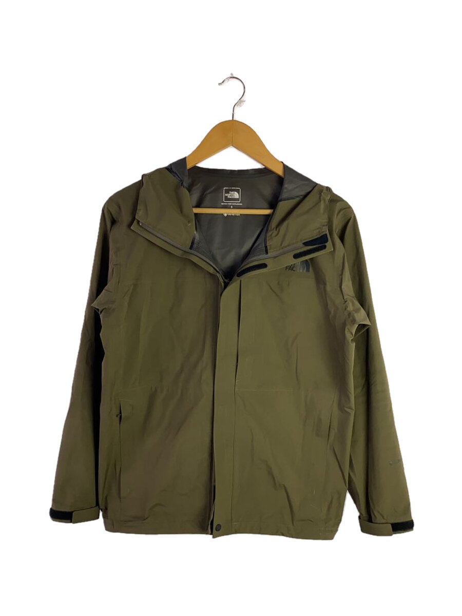 【中古】THE NORTH FACE◆CLOUD JACKET_クラウドジャケット/S/ポリエステル/KHK/無地【メンズウェア】