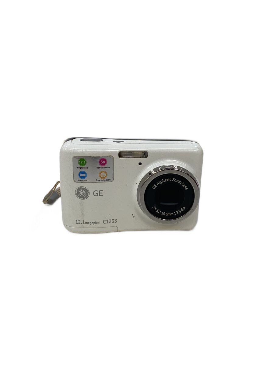 【中古】GE◆デジタルカメラ C1233 [ホワイト]【カメラ】